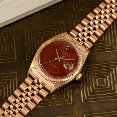 rolex datejust red 1601|Rolex Datejust 1601 36mm.